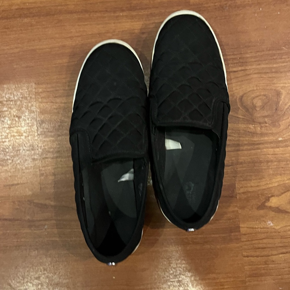 Size 9.5 women black slip on loafers from Mossimo supply co